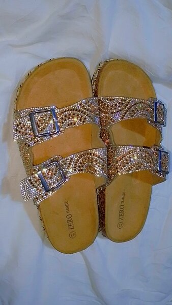 Sandales strass brillantes
