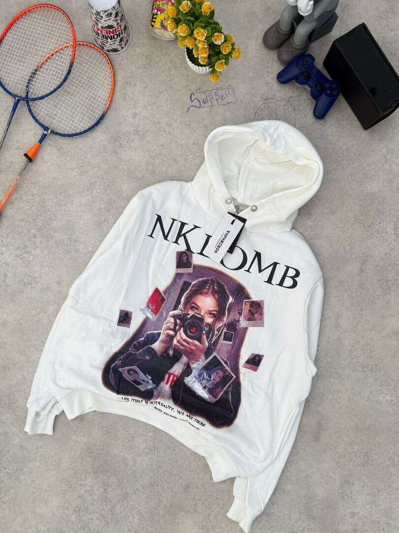 Sweat à capuche imprimé créatif