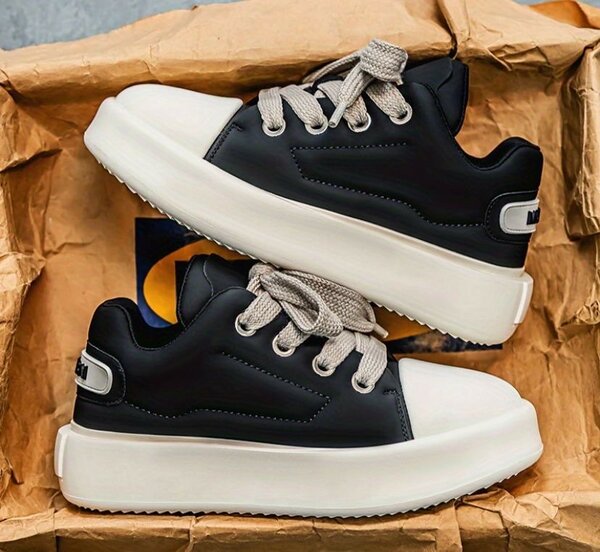 Sneakers noirs unisexes