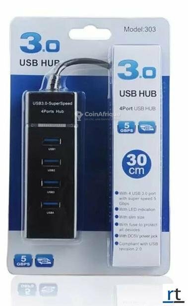 Hub USB 3.0 à 4 ports