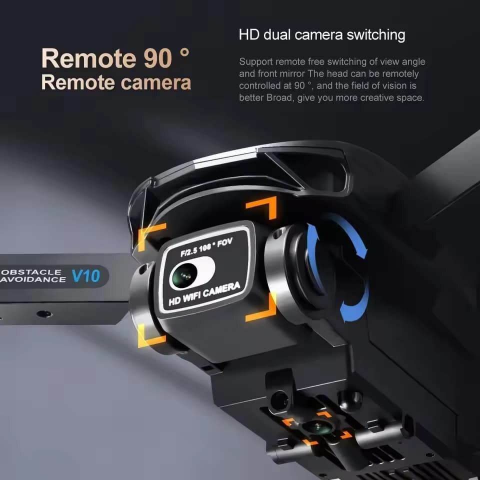 Drone pliable V10, Quadrirotor