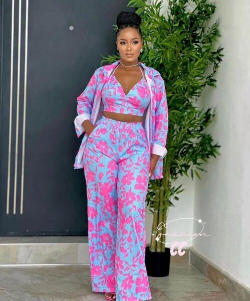 Ensemble floral chic