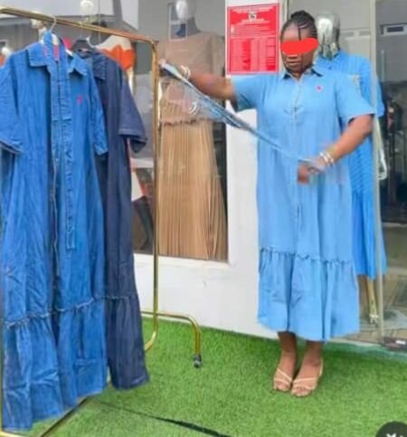 Robe en denim tendance pour femmes