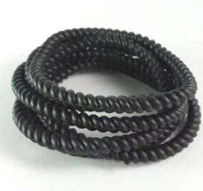 Pack of 6-Rubber-Elastic- Rope Style Bracelet For men and women