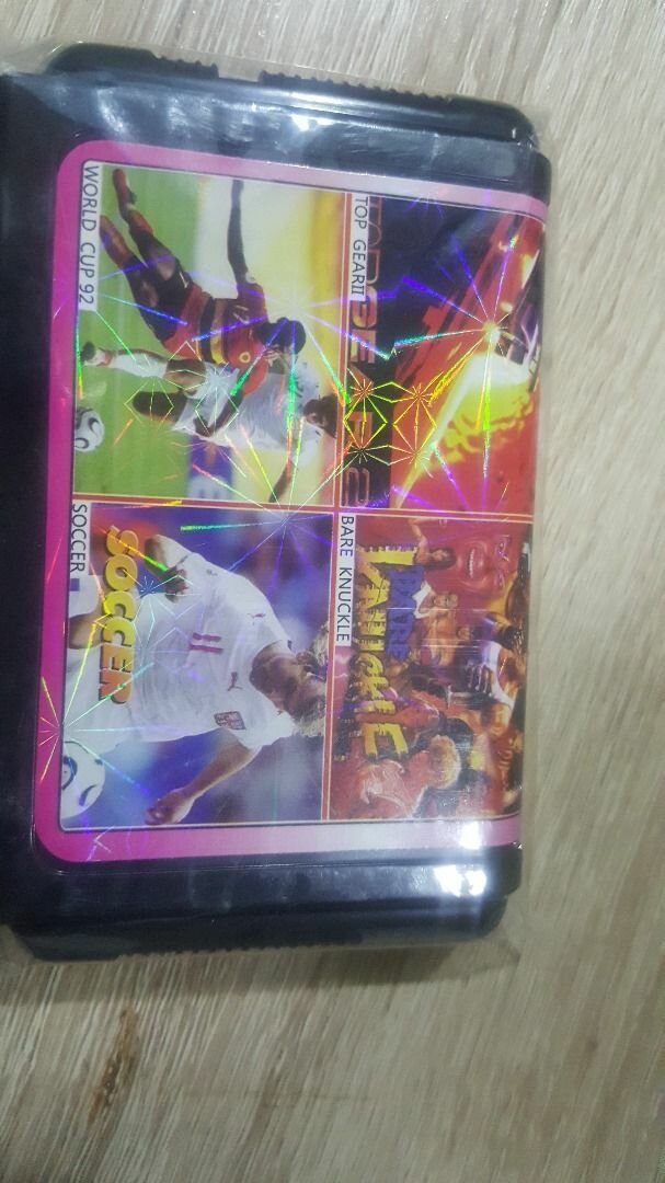 Sega Mega Drive II Cartridges 4 in 1