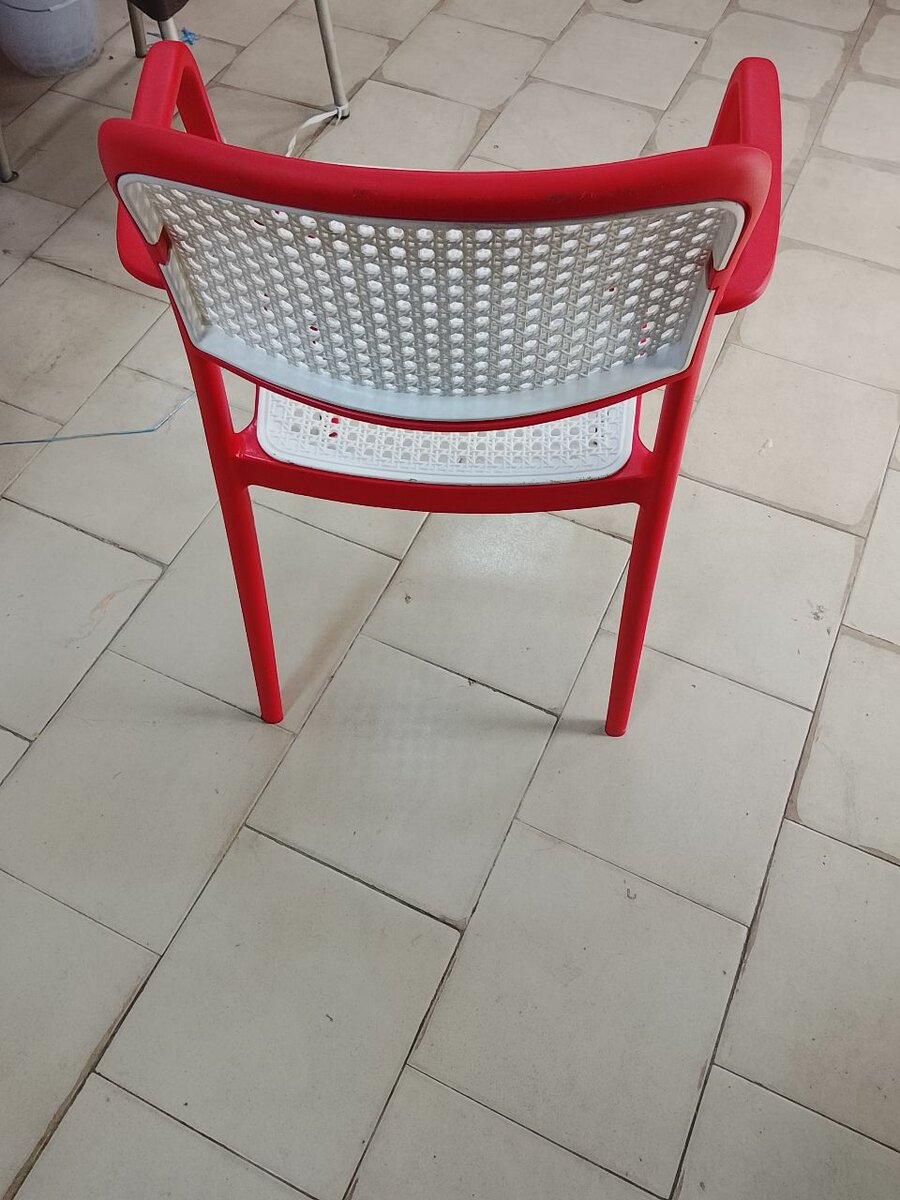 Chaise de Jardin en Plastique Tressé