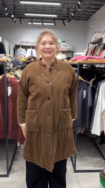 чапан коричневый