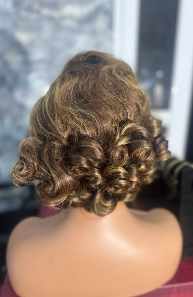 Perruque Lace Front Bouclée