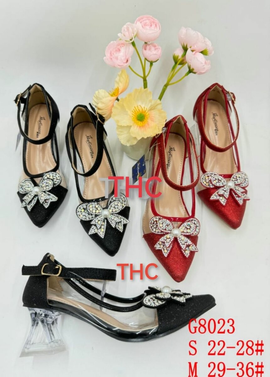 Shoes and heels sandals