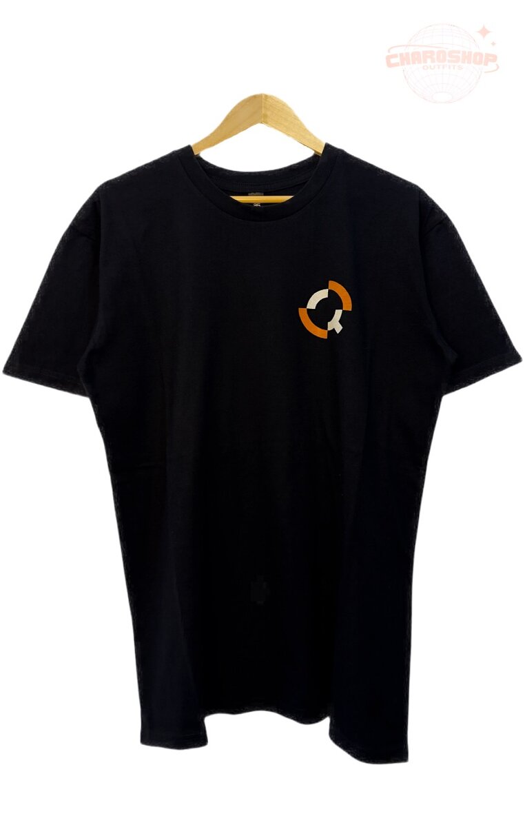 T-shirt noir imprimé