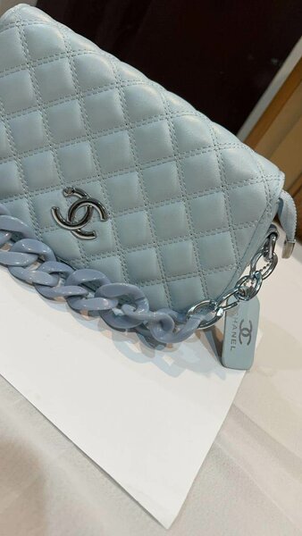 Imported  CHANEL  leather crossbody bag