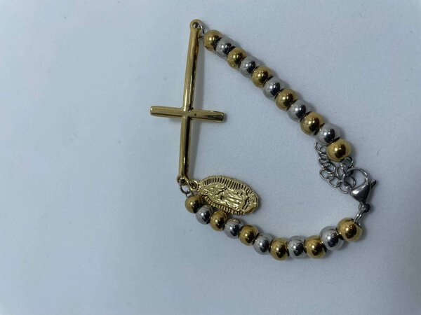 Chapelet élégant doré