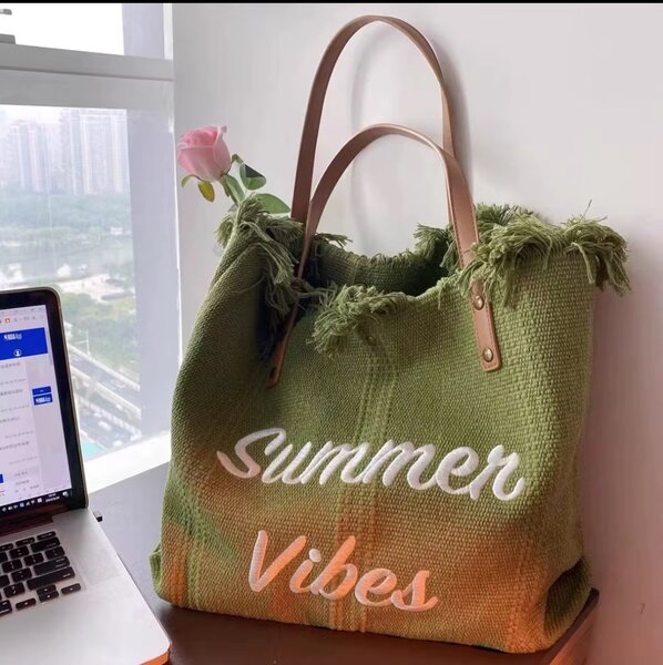 Sac en toile 'Summer Vibes'
