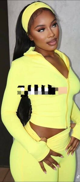 Ensemble de sport femme jaune