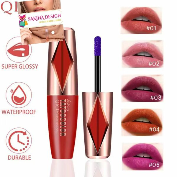 Rouges à lèvres étanches Sakina