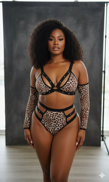 Ensemble léopard sexy femme