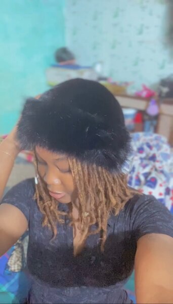 Chapeau en fourrure élégant