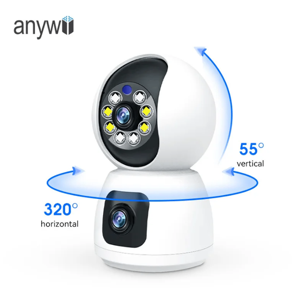 Caméra de Sécurité 360° Dual