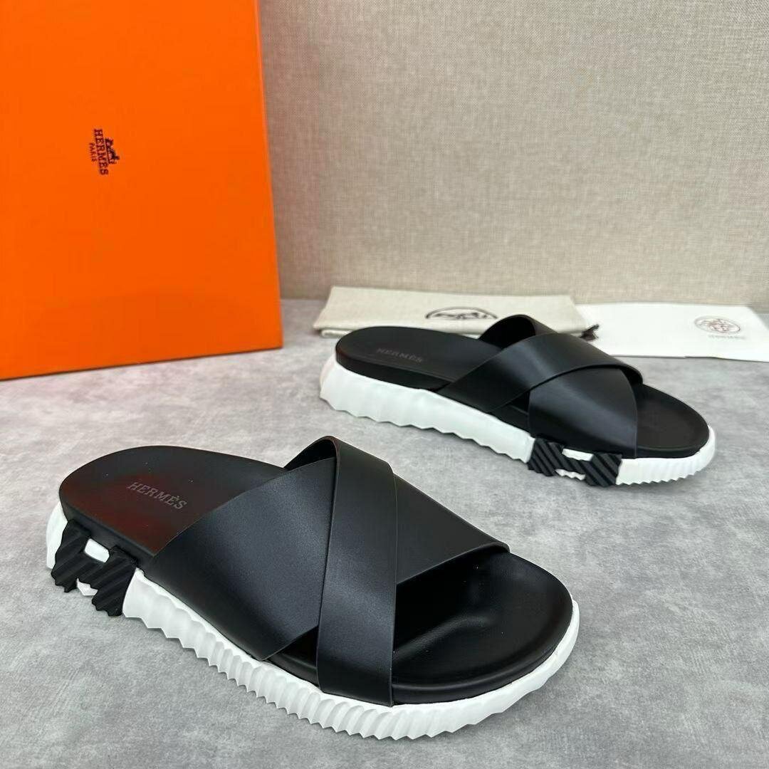 Sandales Hermès en cuir