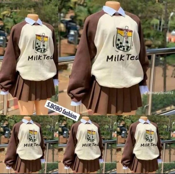 Sweat tendance brodé