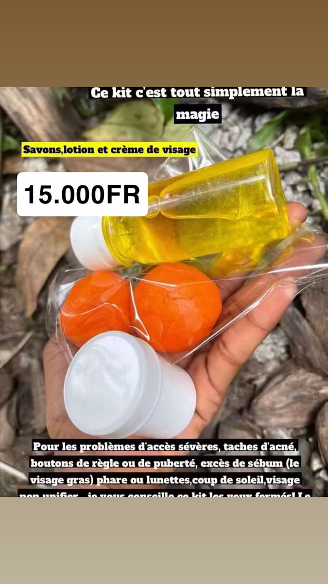 Kit soin visage anti-acné