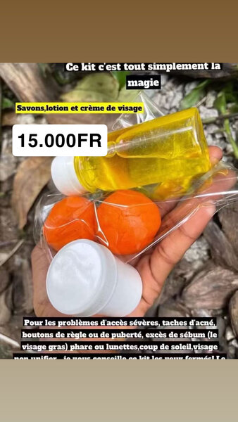 Kit soin visage anti-acné