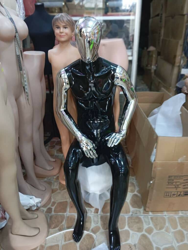 Men sitting Mannequins Available