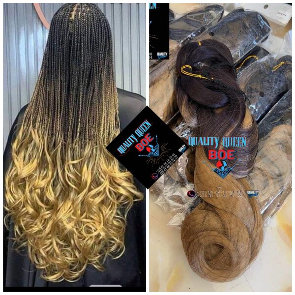 MÈCHE DE TRESSES BOUCLÉS