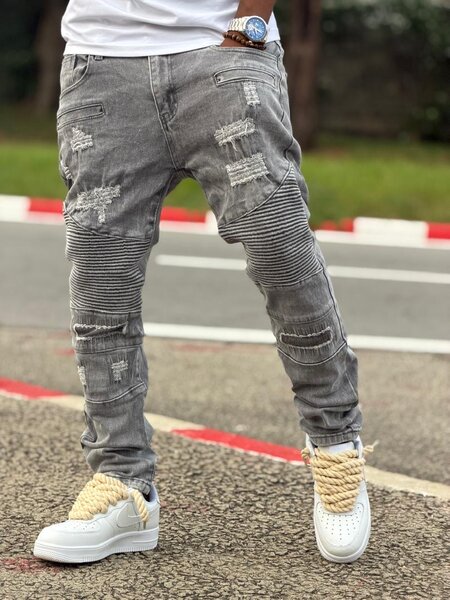 Jeans déchirés hommes urbains