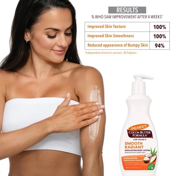 Lotion Exfoliant au Beurre de Cacao