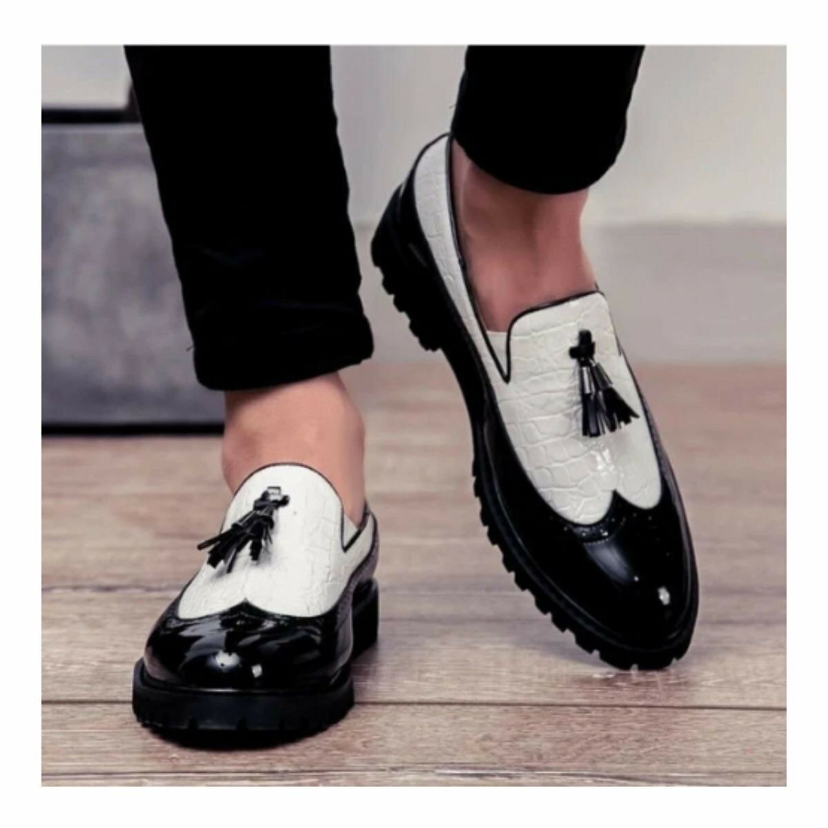 Office Wear White And Black