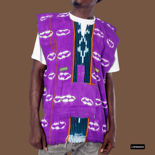 Poncho Africain en Coton