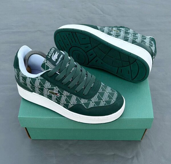 Chaussures Lacoste vertes pour homme