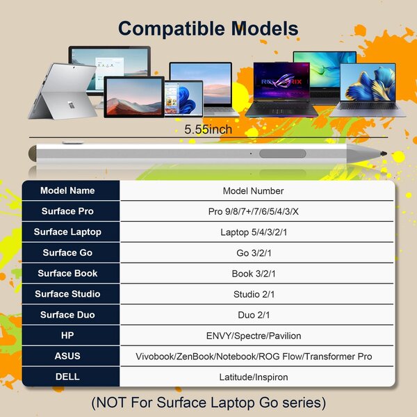 Stylet Actif pour Surface Pro