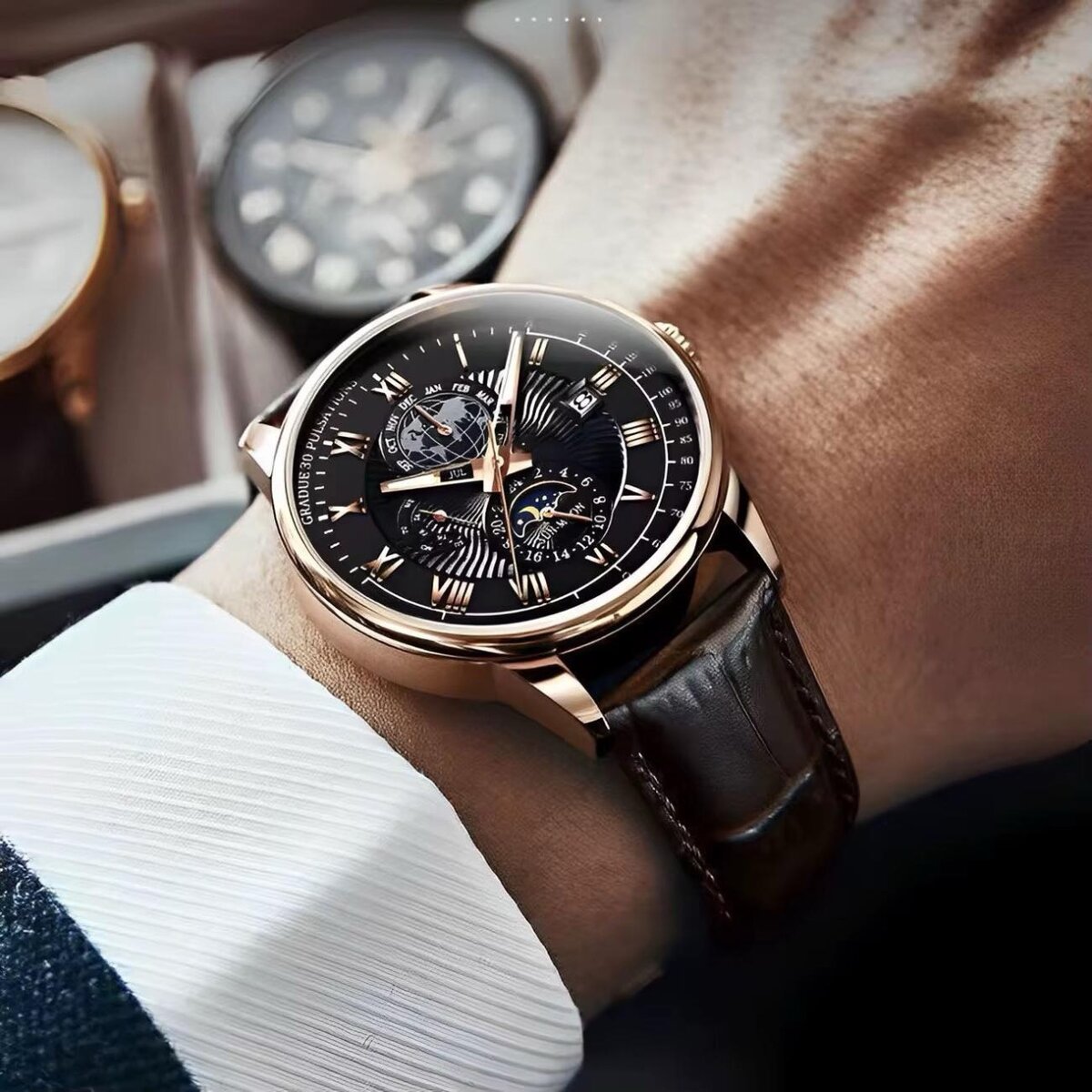 Montre Automatique Homme Luxe