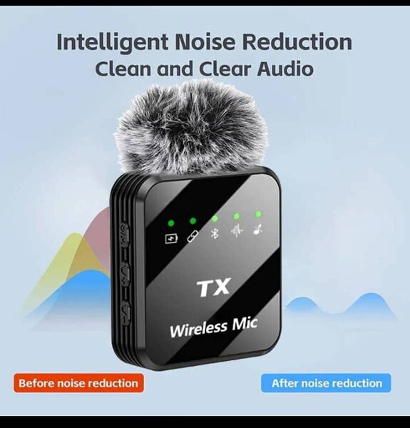 Microphone sans fil avec réduction de bruit