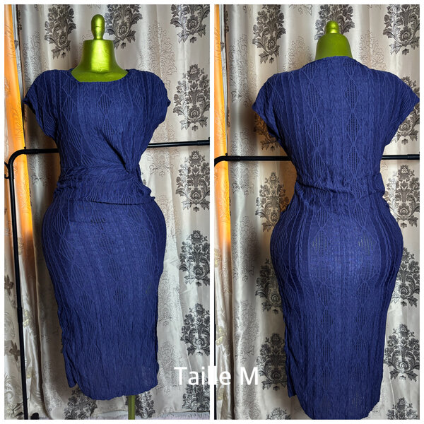 Robe élégante bleu