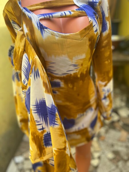 Robe élégante à franges