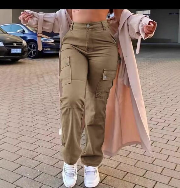Pantalon cargo femme tendance