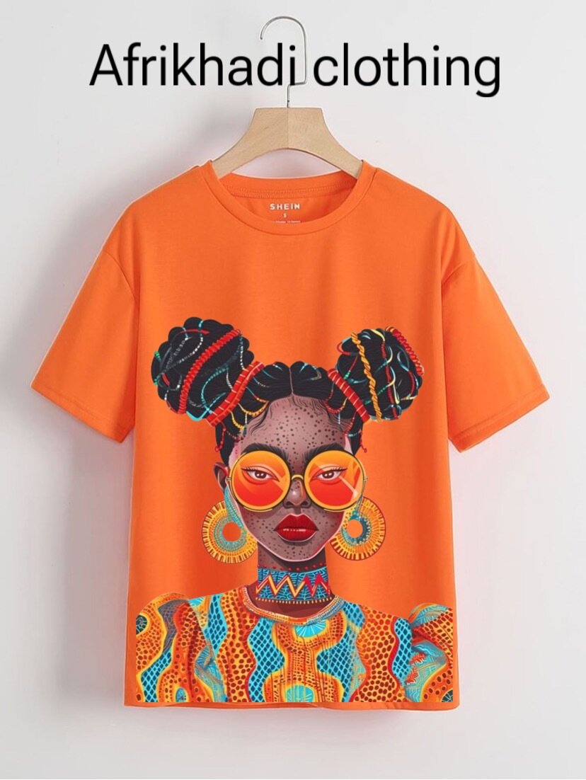 African deigned cotton T-shirts