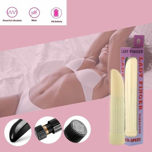 Vibromasseur Blanc Lady Finger