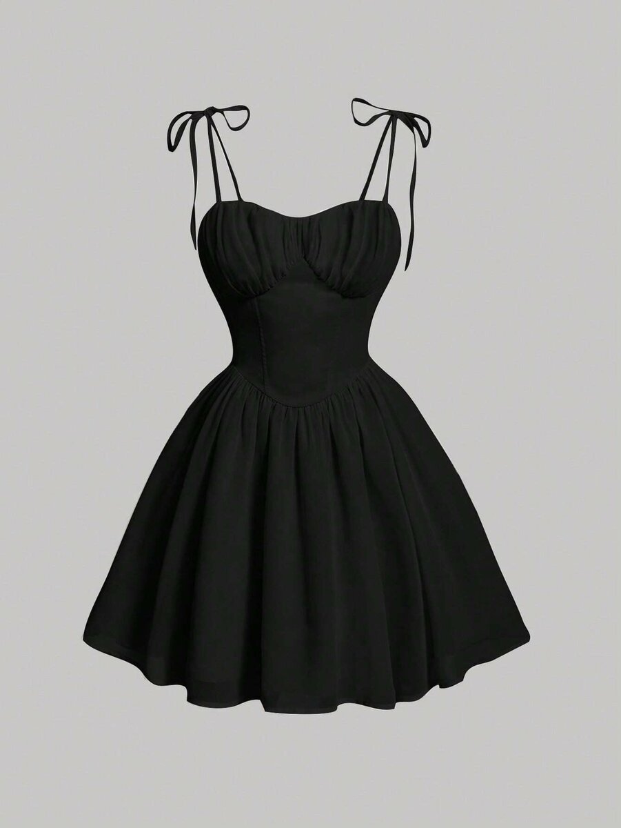 Robe évasée à bretelles