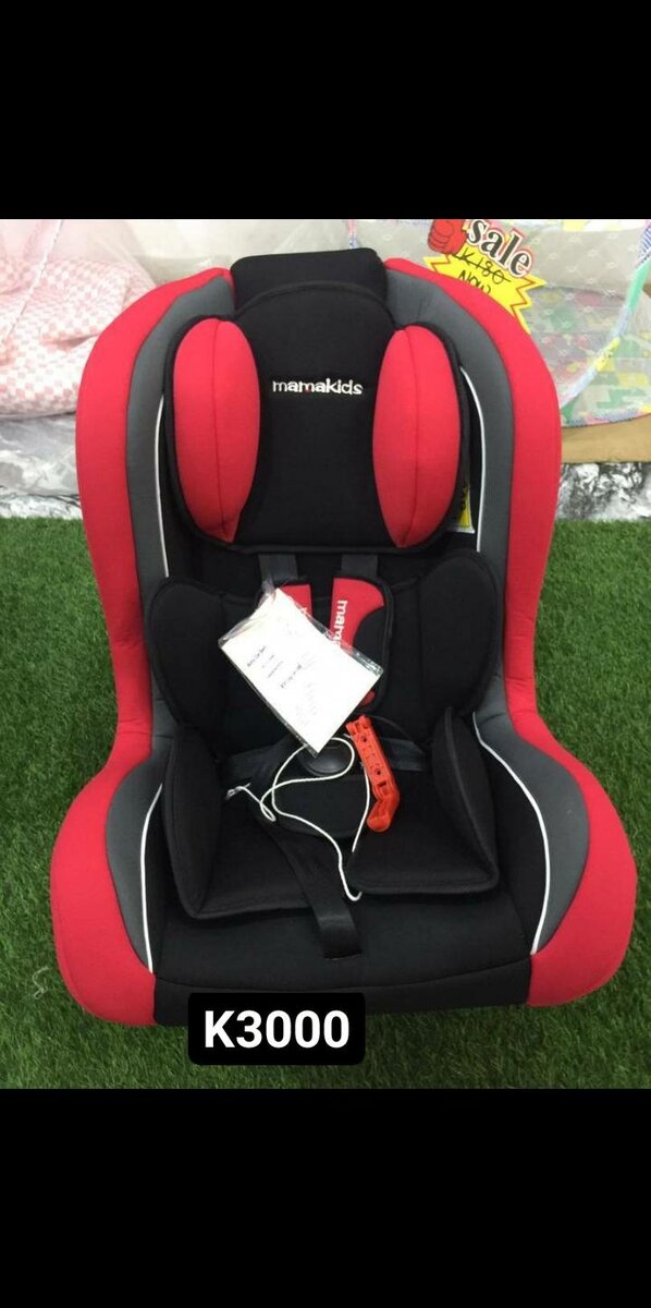 Red car seat
