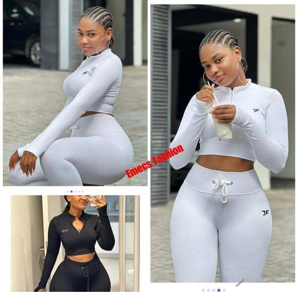 Ensemble Fitness Femme Élastique