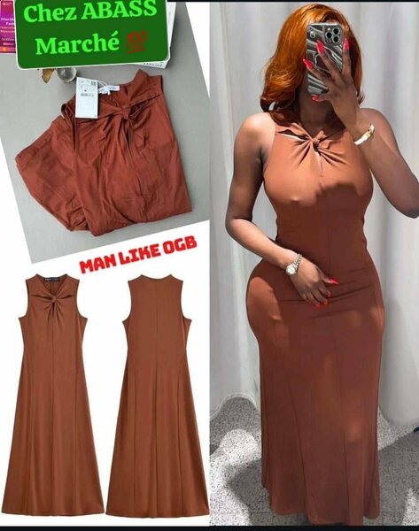 Robe longue élégante femme