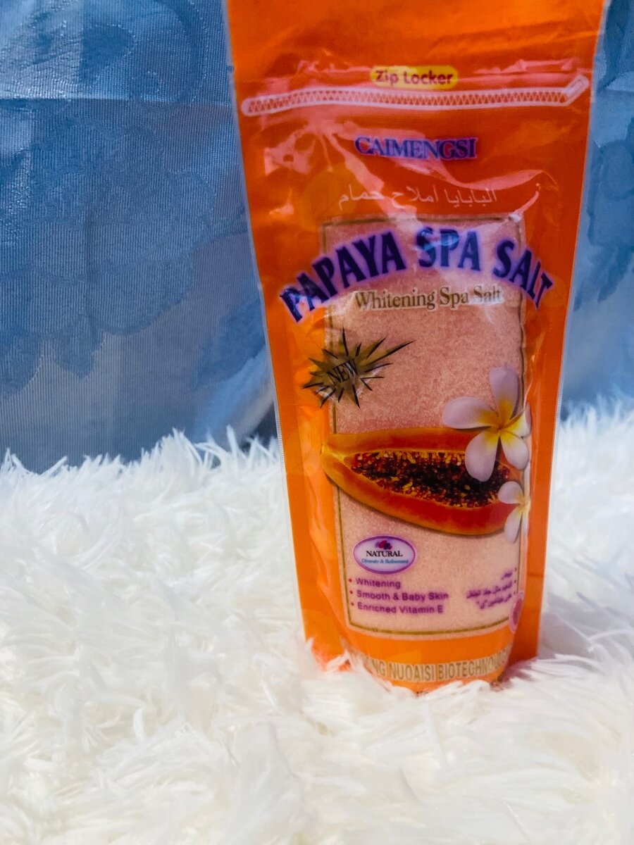 Gommage au sel pour visage et