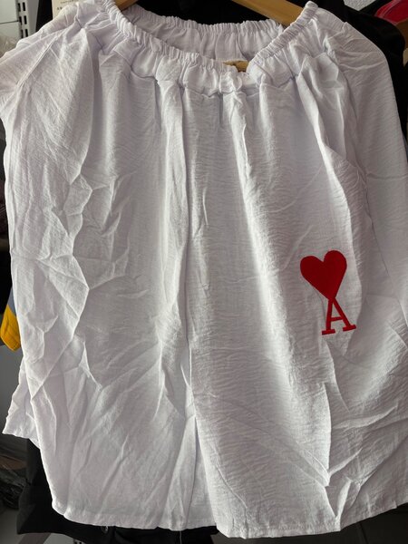 Chemise à cœur élégant