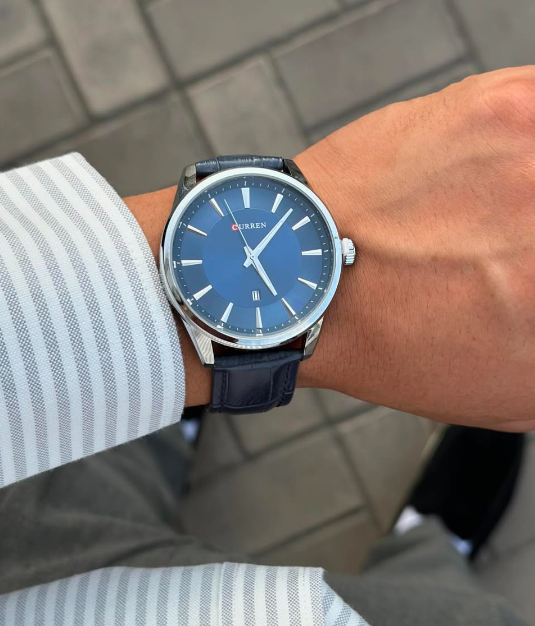 часы мужские синие