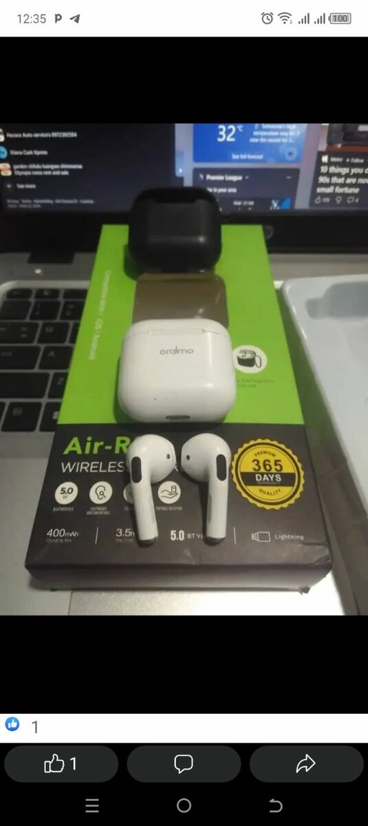REDUCED!! Oraimo Airpods  Good Sound   Crystal clear sound q