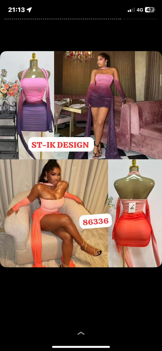 Robe élégante rouge soirée